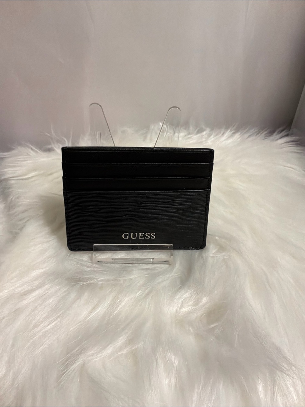 GUESS Black Slim Cardholder Wallet